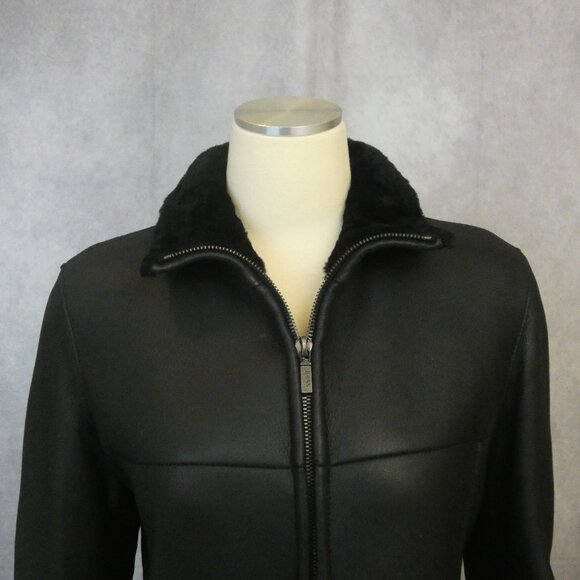 Vintage Classic Hugo Boss Leather Trench Coat - Picture 2 of 4